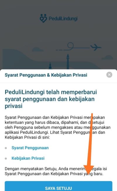 Инструкция по заполнению приложения Peduli Lindungi
